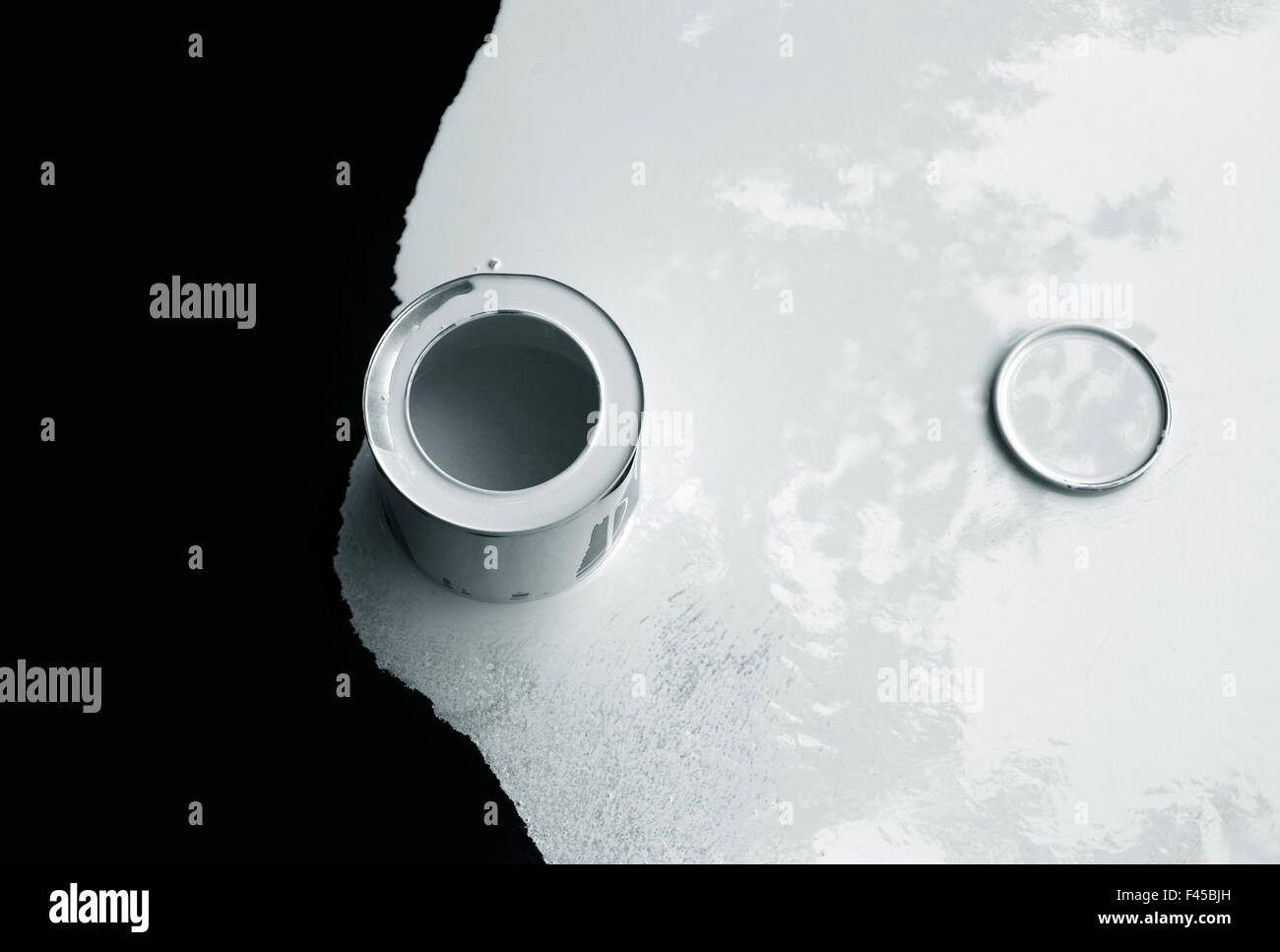 Peinture blanche Banque D'Images