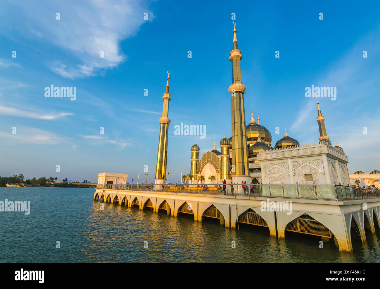 Mosquée de cristal à Terengganu, Malaisie Banque D'Images