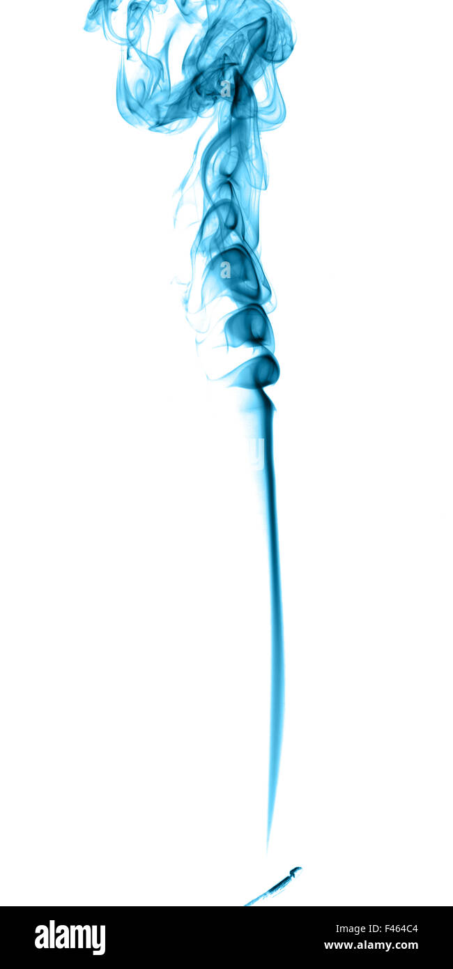 Résumé La fumée de couleur sur un fond clair Banque D'Images