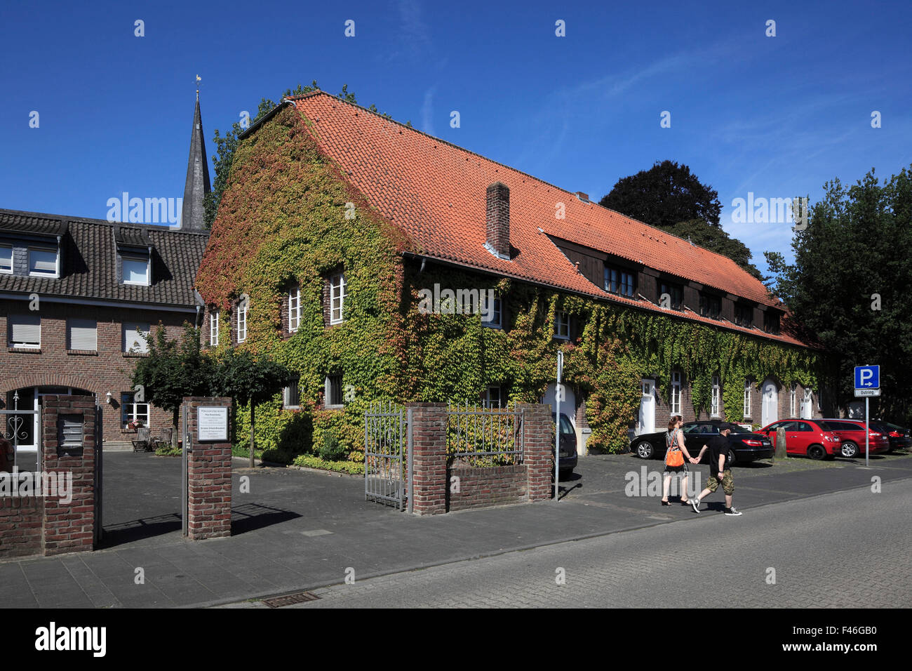 Dans Viersen-Suechteln Zehntscheune, Niederrhein, Nordrhein-Westfalen Banque D'Images