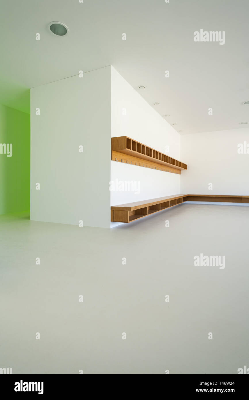 Nouvelle architecture, de l'intérieur, de l'école moderne Banque D'Images