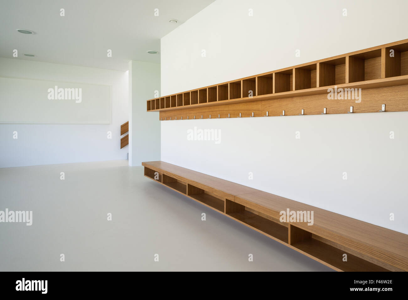 Nouvelle architecture, de l'intérieur, de l'école moderne Banque D'Images