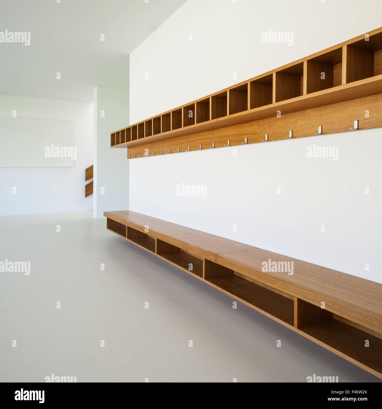 Nouvelle architecture, de l'intérieur, de l'école moderne Banque D'Images