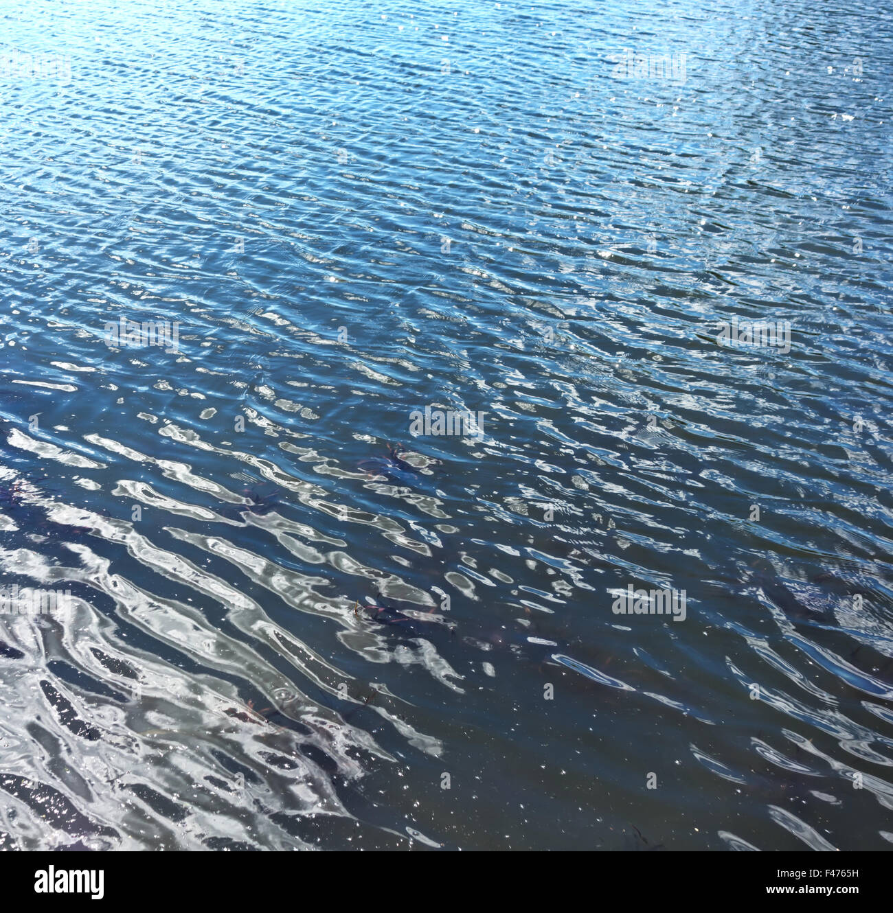 L'eau bleue Banque D'Images