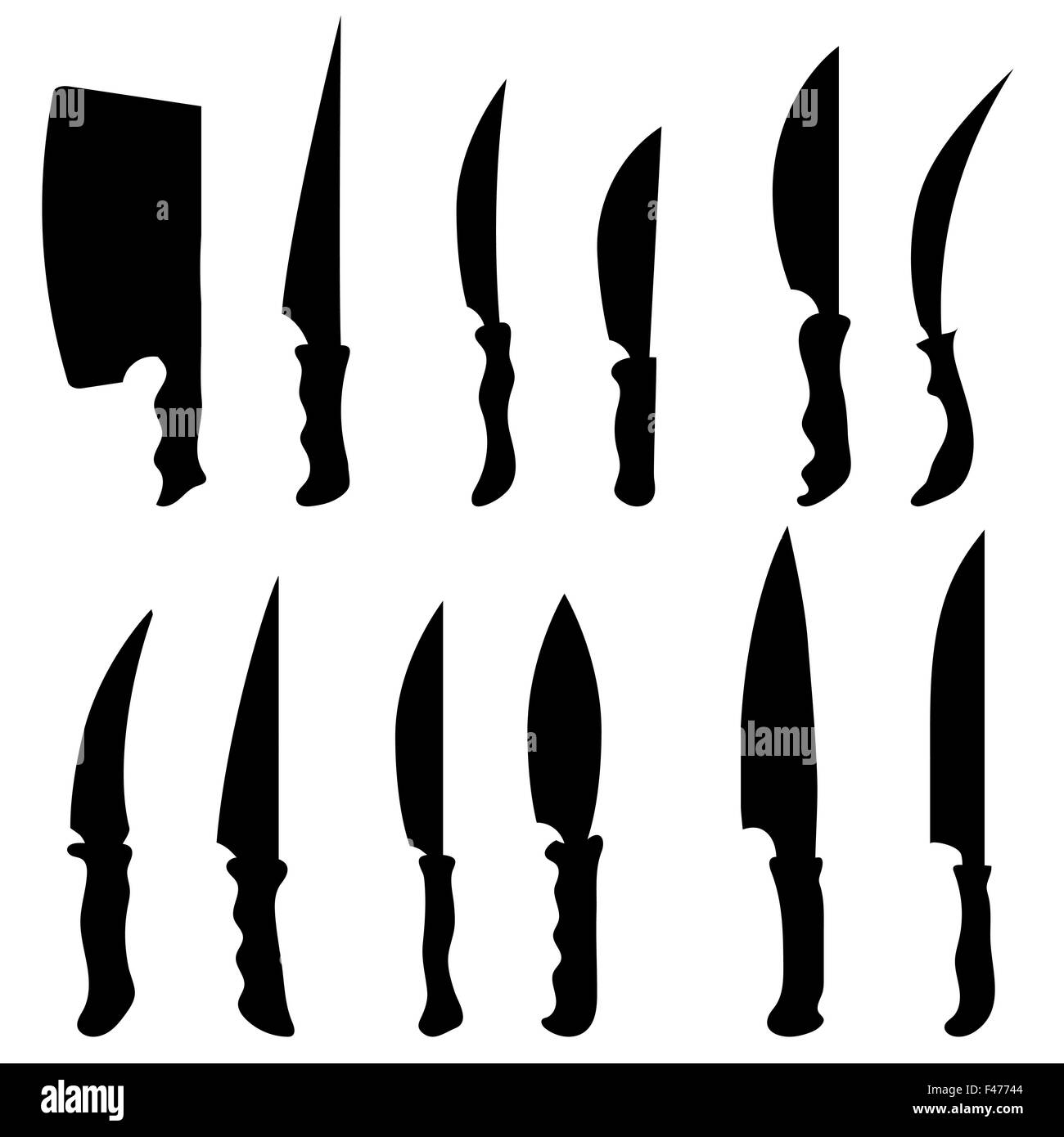 Couteaux Banque D'Images