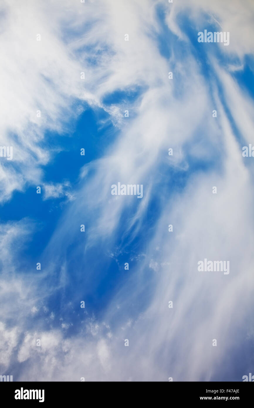 Matin, le fond de ciel. Cloudscape Banque D'Images