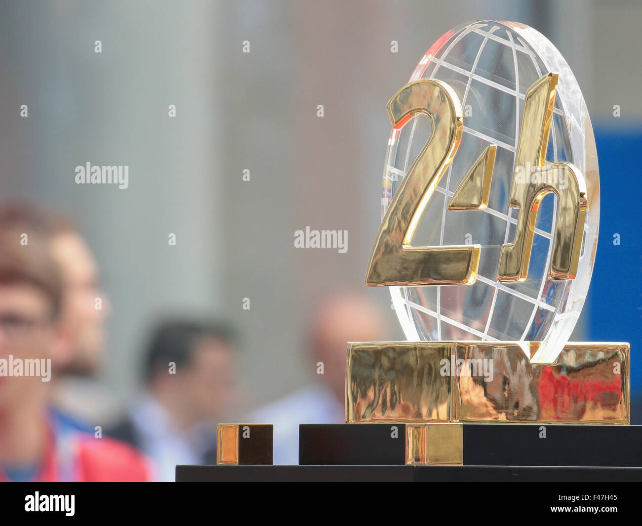 Le trophée de la course 24 Heures du Mans. Banque D'Images