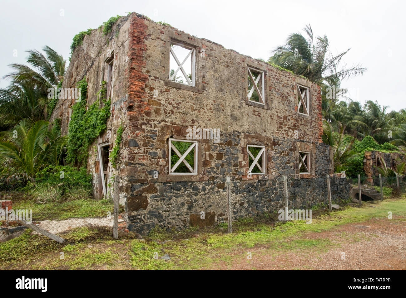 Avis de Devi;s Island et les îles du Salut (Guyane française Banque D'Images