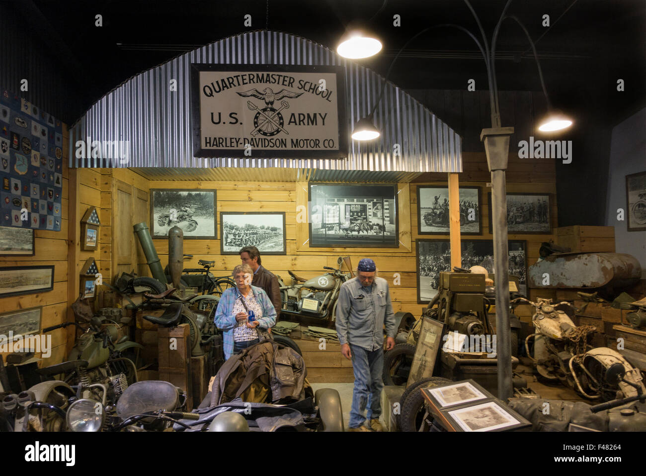 Roues à travers le temps museum à Maggie Valley NC Banque D'Images