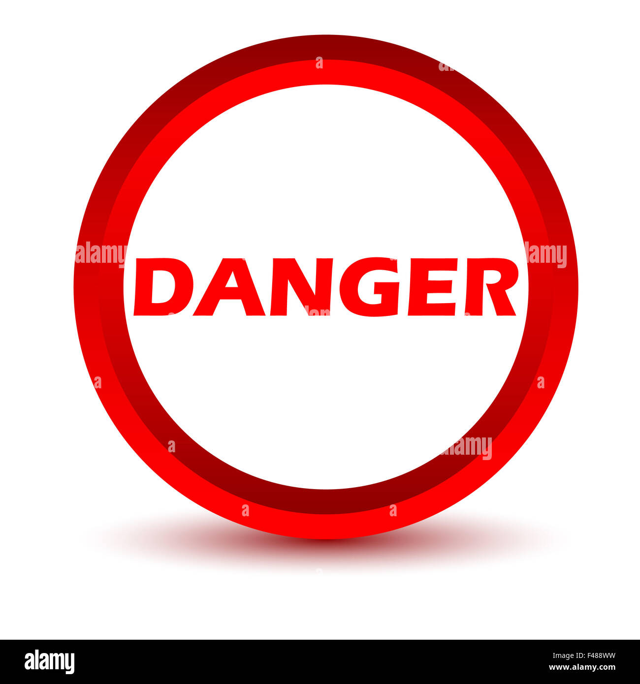 Icone danger Banque de photographies et d’images à haute résolution - Alamy