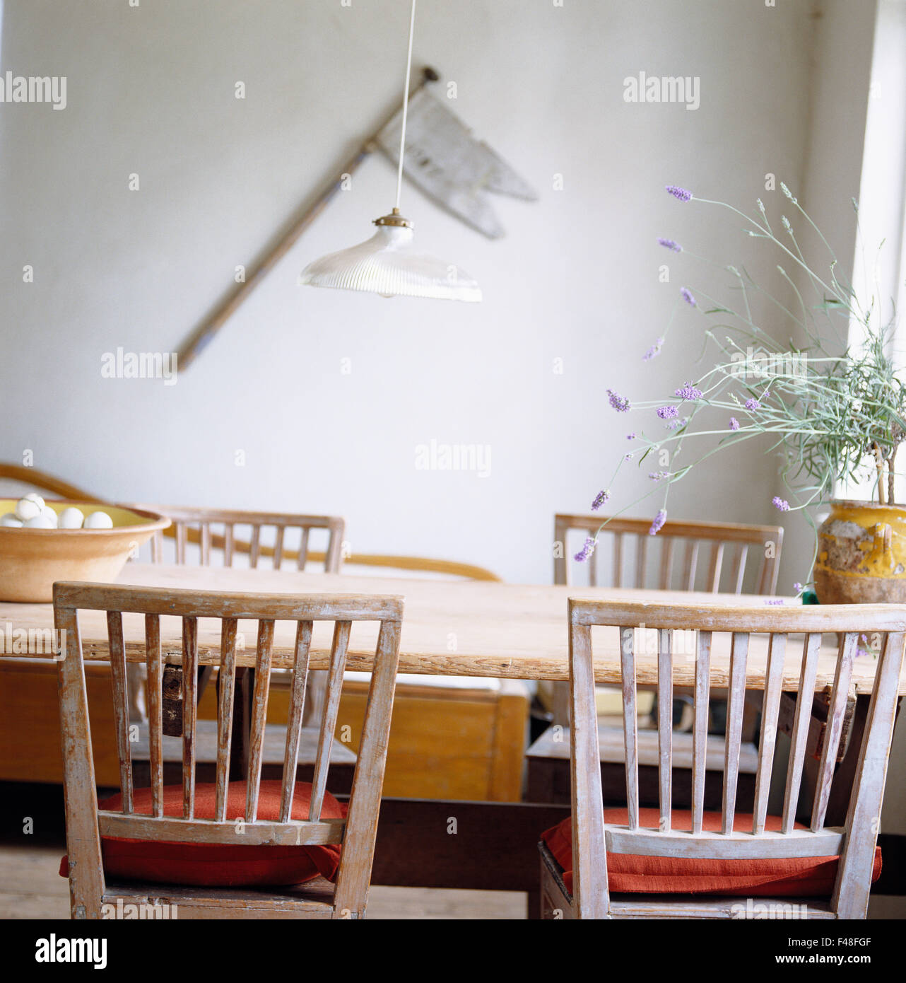 Un coin repas, la Suède. Banque D'Images