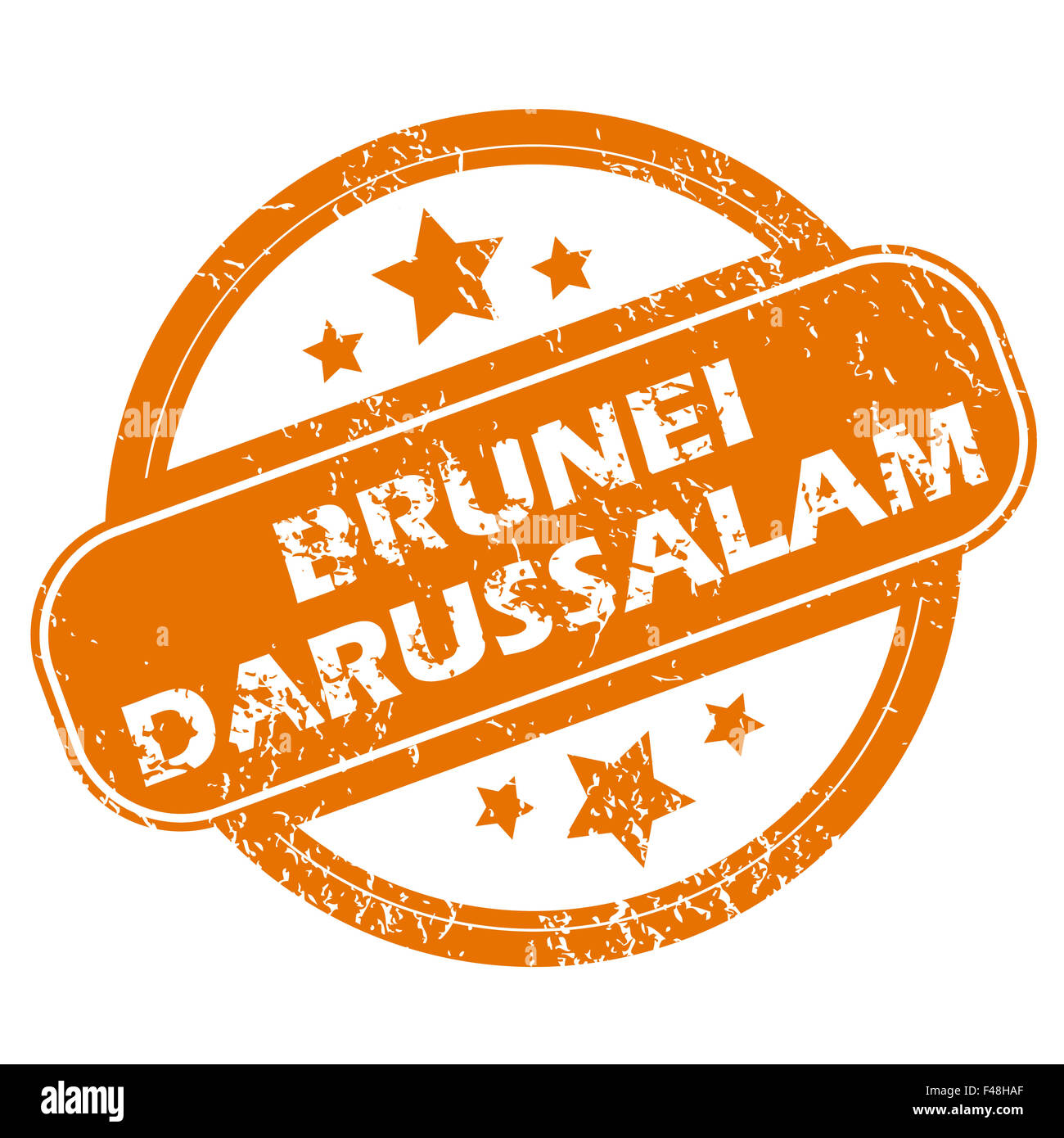L'icône grunge Brunéi Darussalam Banque D'Images