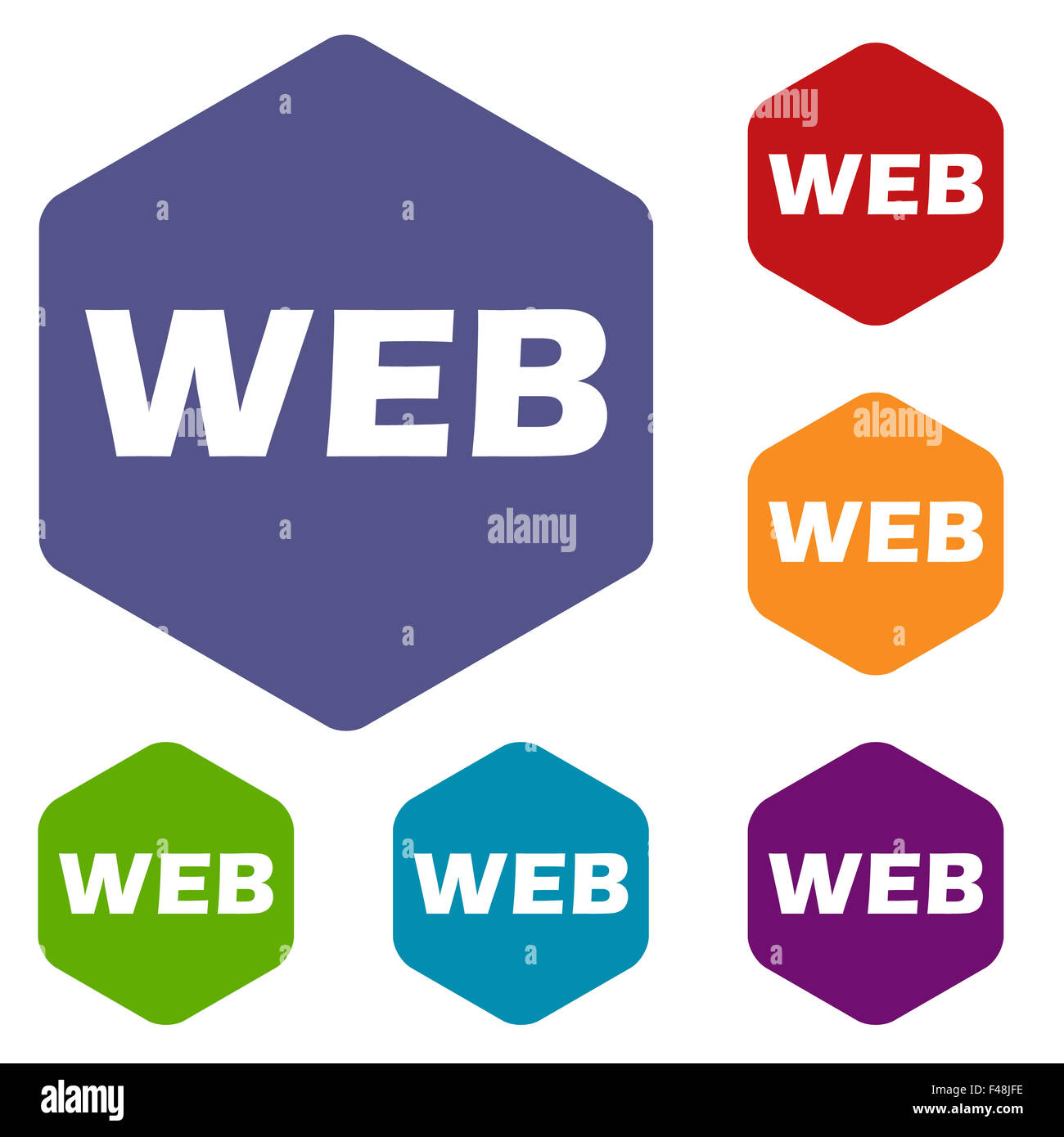 Rhombus Web icons Banque D'Images