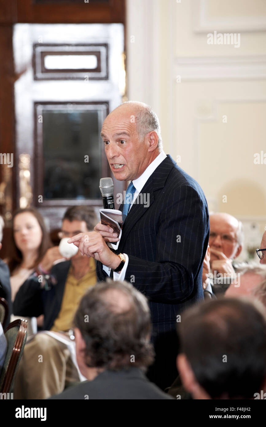 Loyd Grossman au déjeuner littéraire Oldie 13-10-15 Banque D'Images