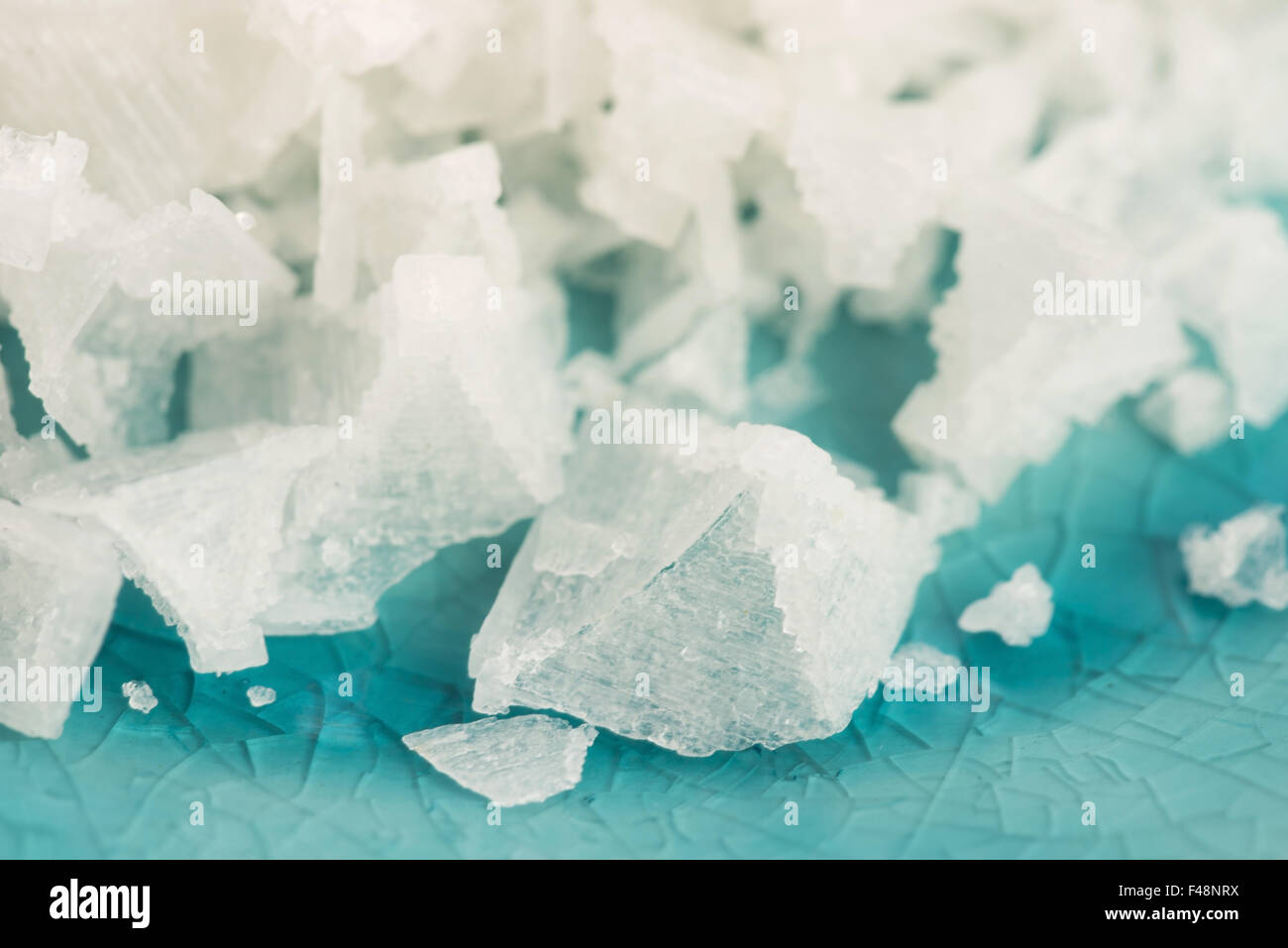 Fleur de sel sel pyramide Photo Stock - Alamy
