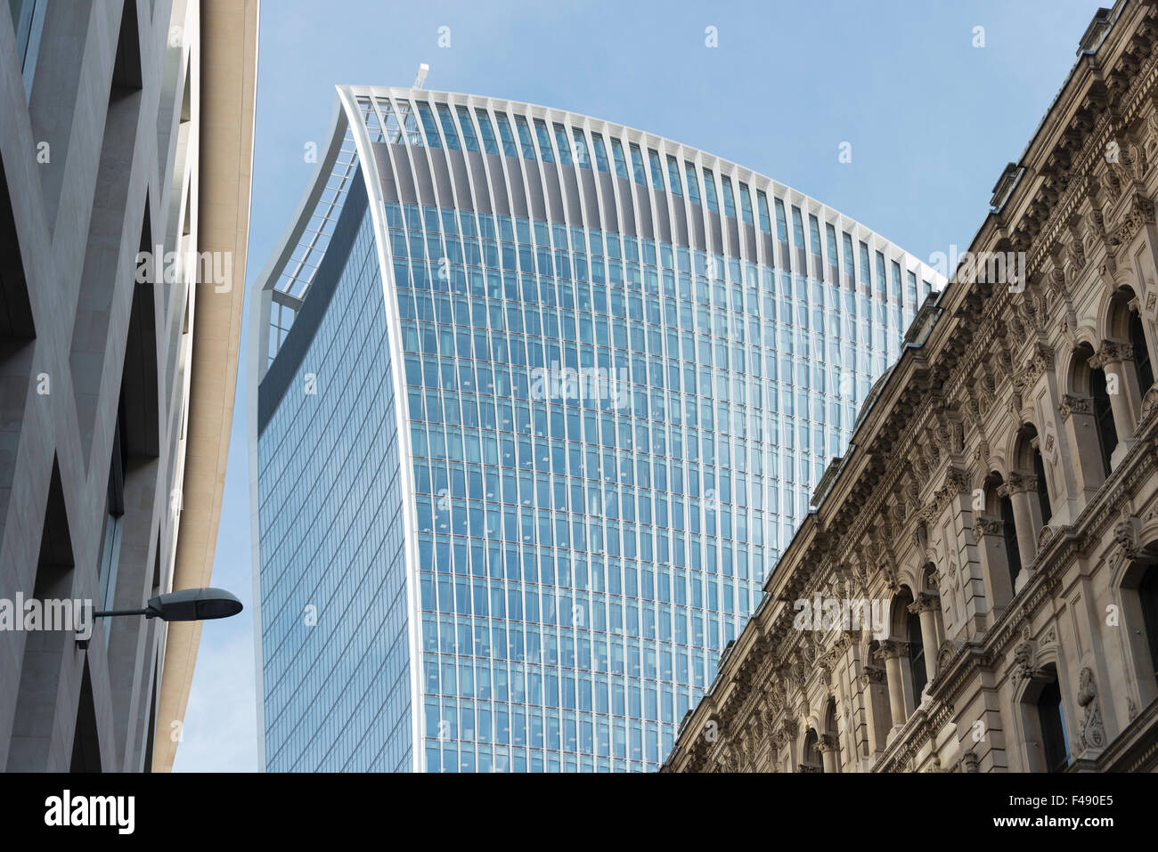 20 Fenchurch Street (walkie-talkie) bâtiment, Fenchurch Street, City of London, Londres, Angleterre, Royaume-Uni Banque D'Images