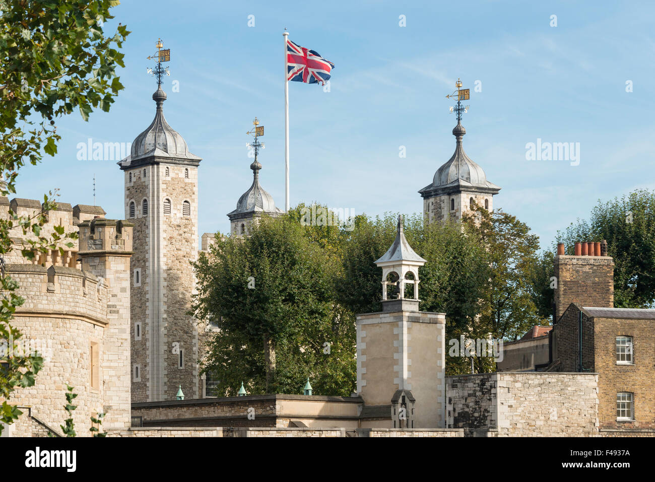 La Tour Blanche, la Tour de Londres, Tower Hill, London Borough de Tower Hamlets, Greater London, Angleterre, Royaume-Uni Banque D'Images