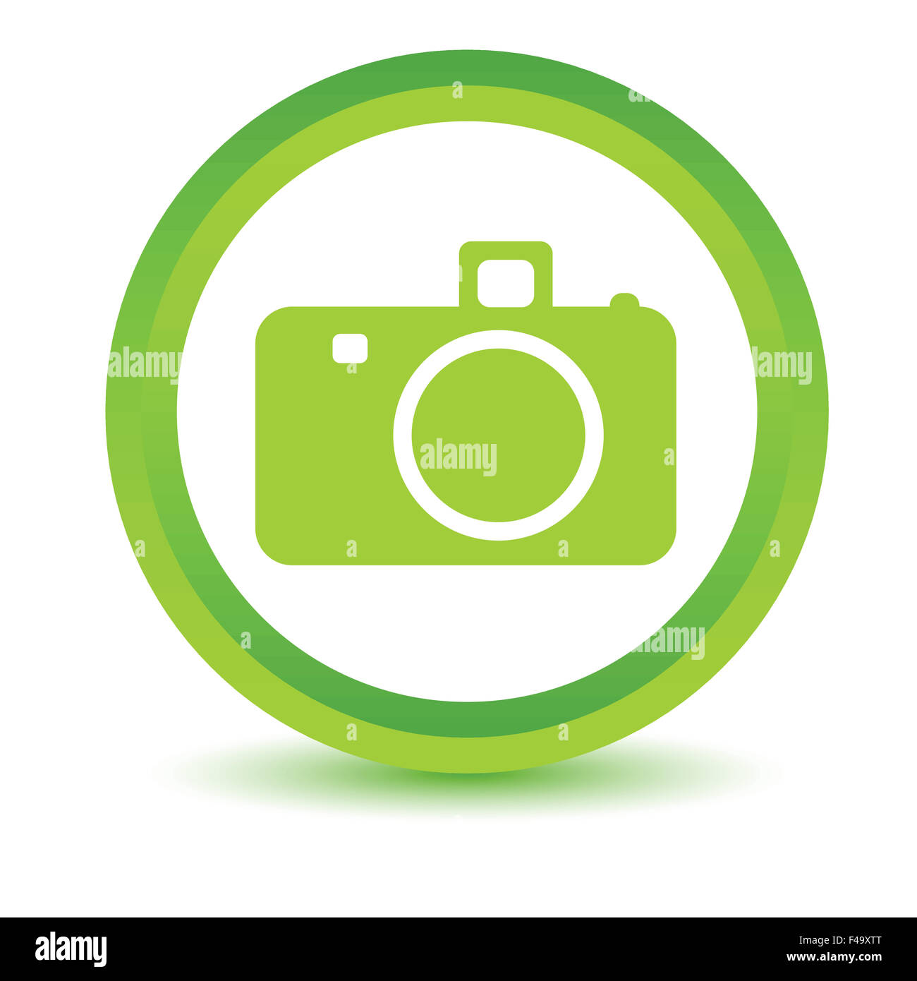 Green camera icon Banque d'images détourées - Alamy