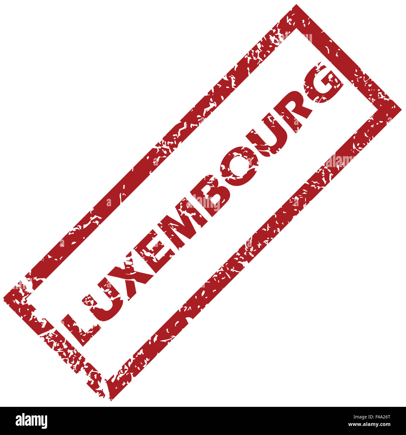 Luxembourg post mark stamp post Banque d'images détourées - Alamy