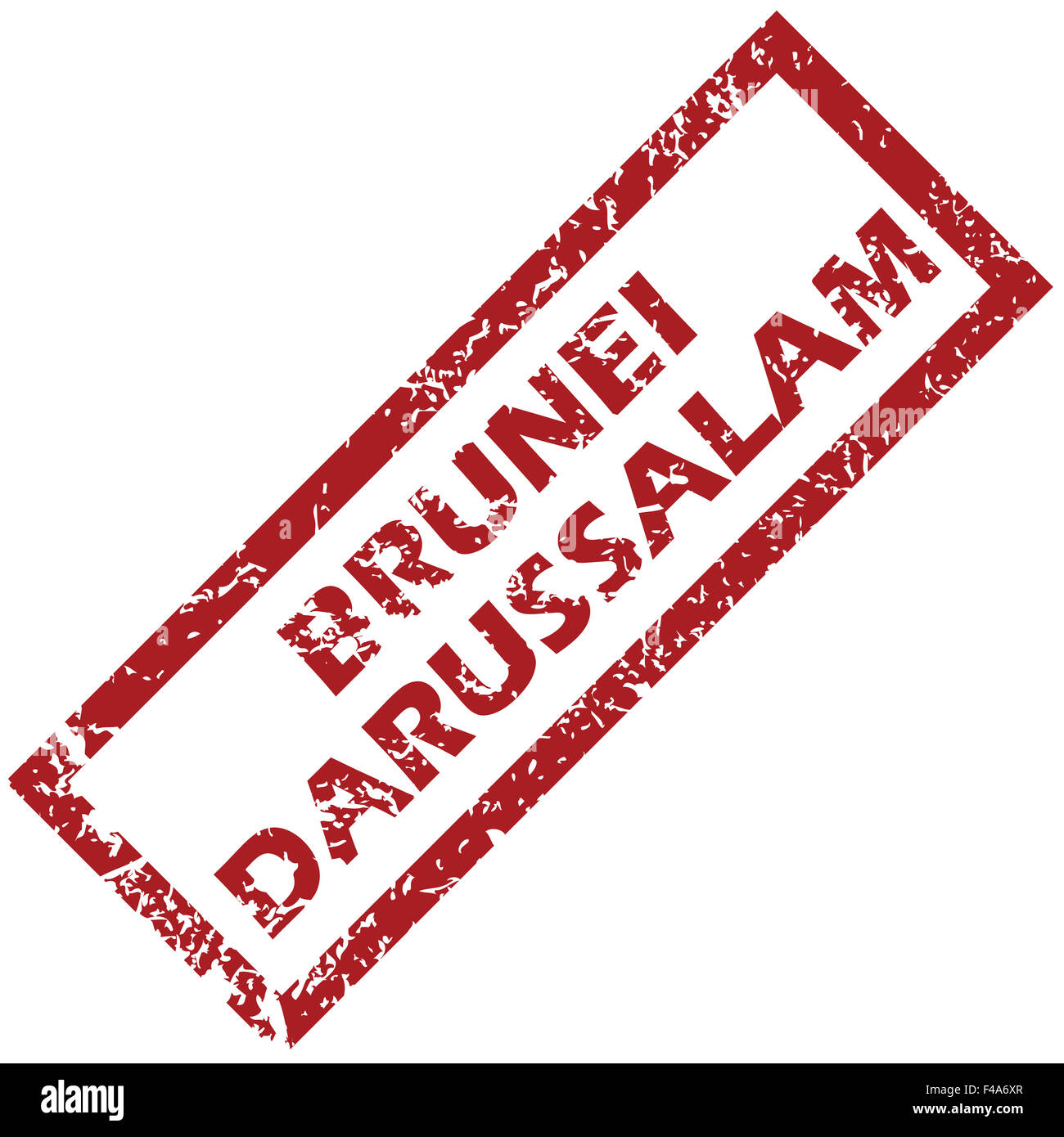 Nouveau timbre en caoutchouc Brunéi Darussalam Banque D'Images