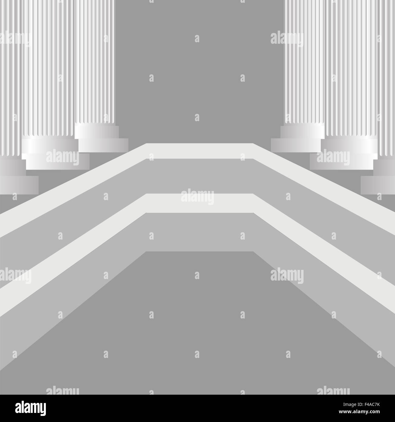 Piliers grecs Banque D'Images