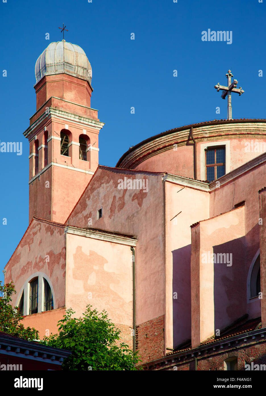 Dans l'église Tolentini Venise, Italie Banque D'Images