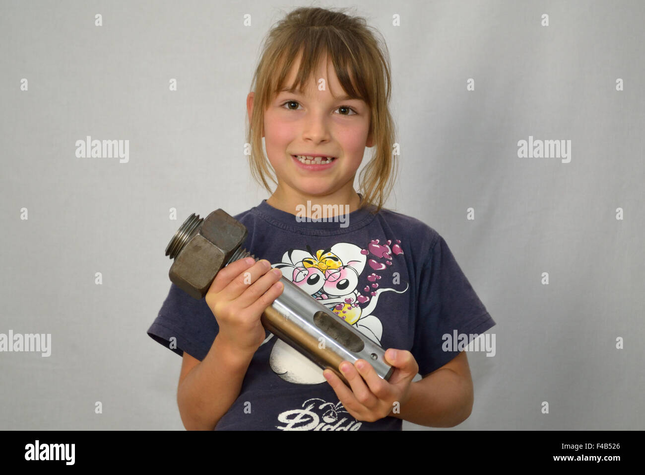 La petite fille géante Banque de photographies et d’images à haute