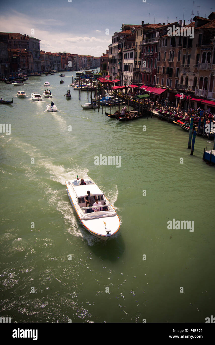 Canal Grande à Venise Italie Banque D'Images