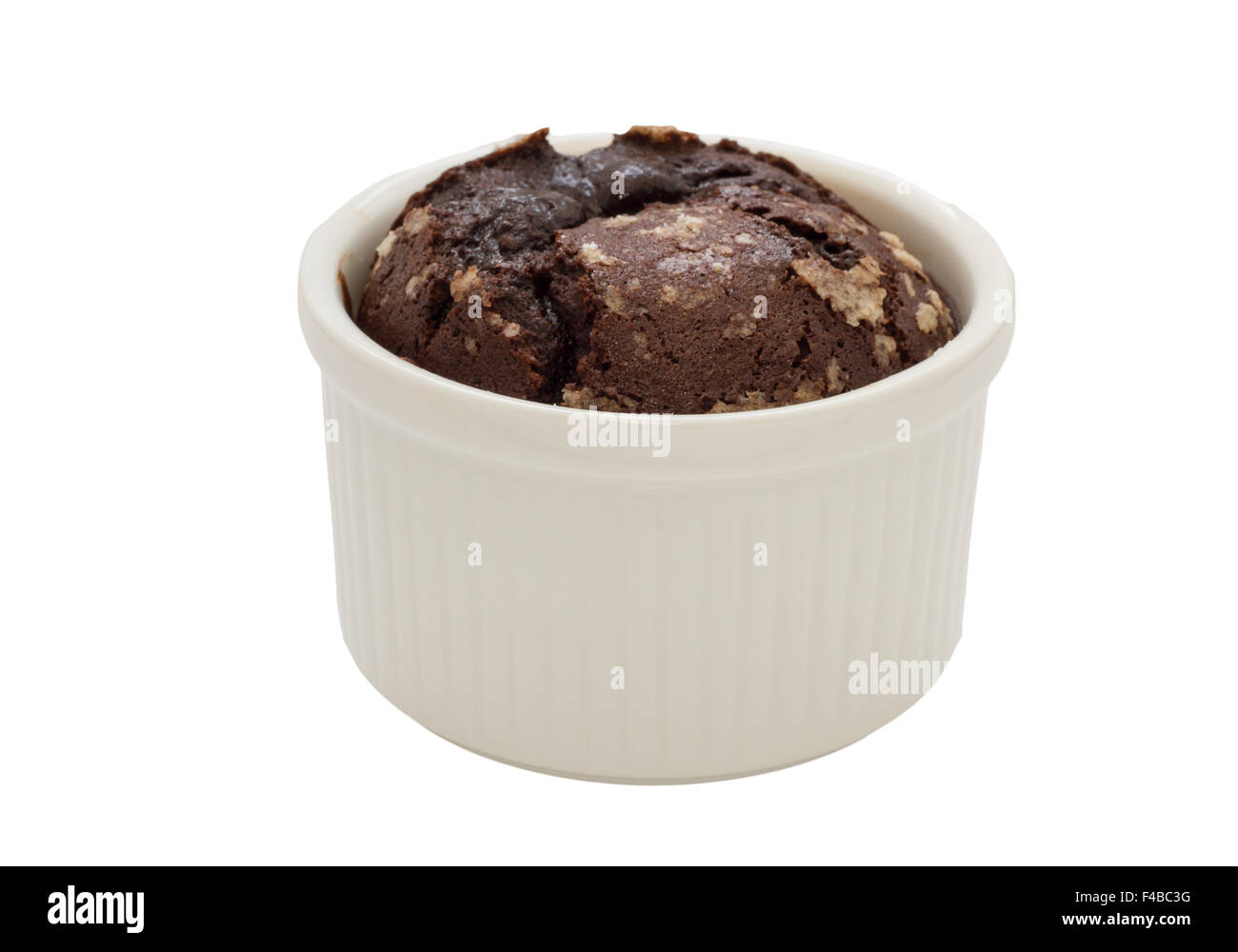 Gâteau de volcan. Banque D'Images