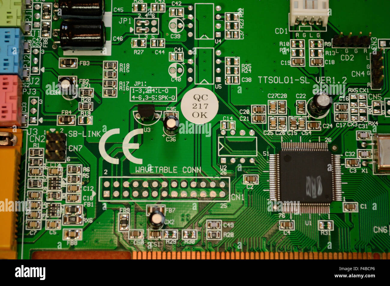 Carte son - close up Banque D'Images