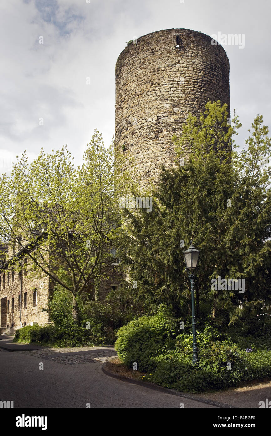 Tour du château Wetter, Allemagne. Banque D'Images