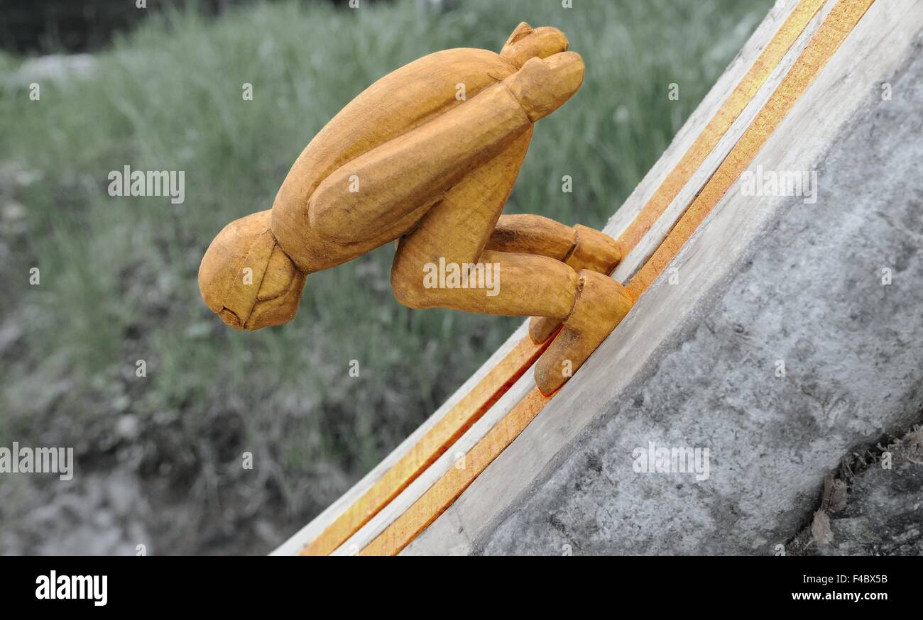 Ski modèle Banque D'Images