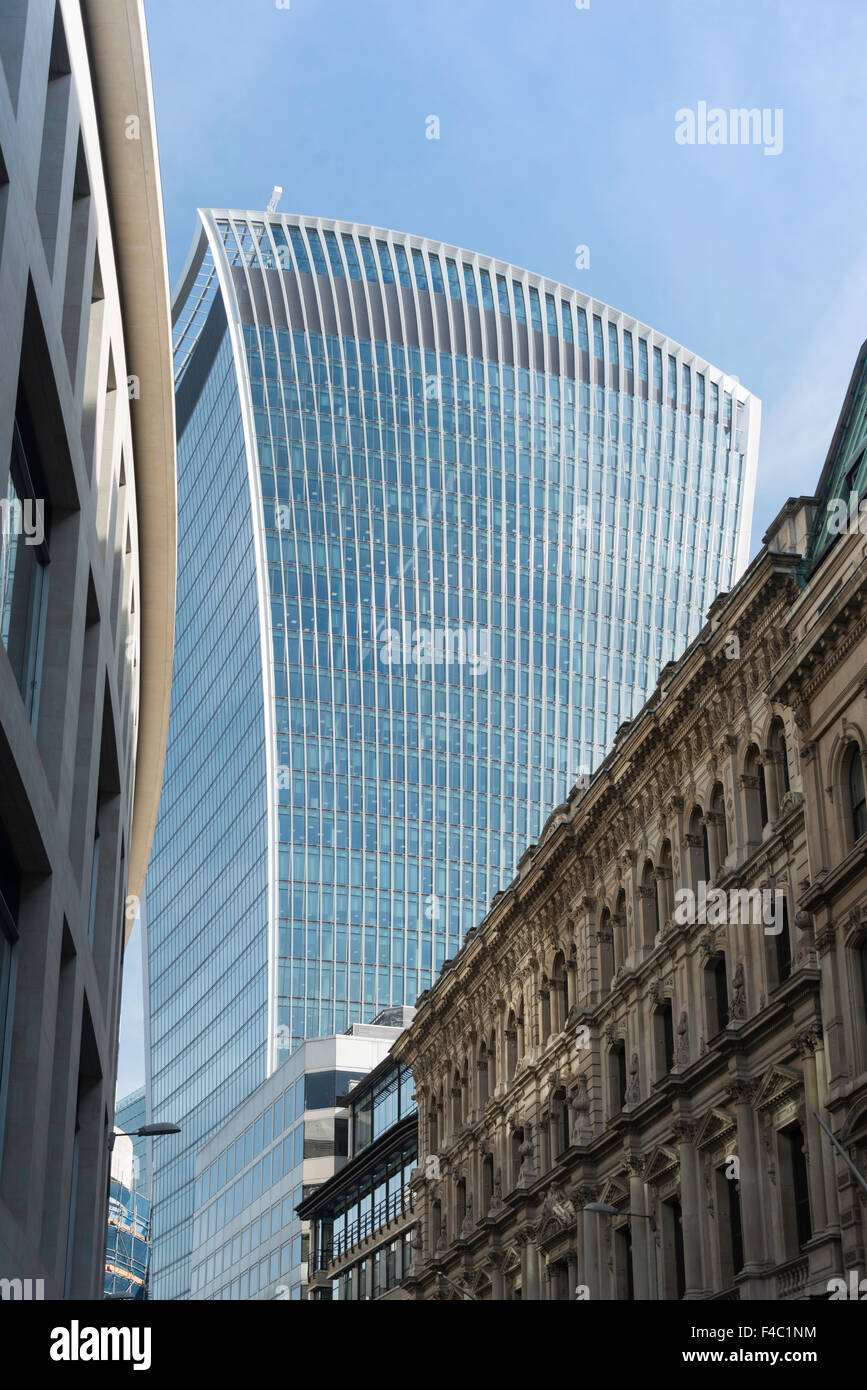 20 Fenchurch Street (walkie-talkie) bâtiment, Fenchurch Street, City of London, Londres, Angleterre, Royaume-Uni Banque D'Images