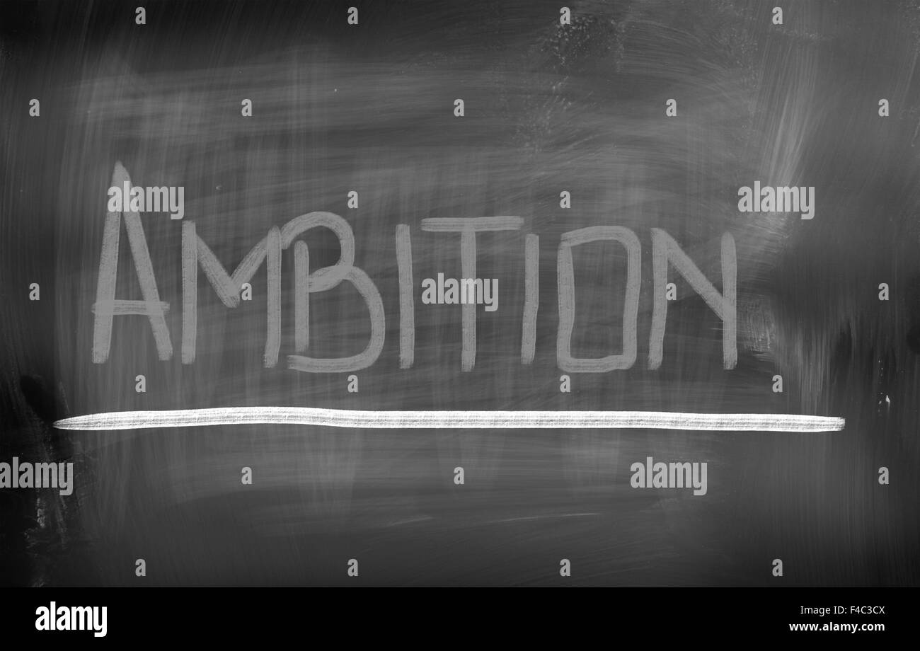 Concept de l'Ambition Banque D'Images
