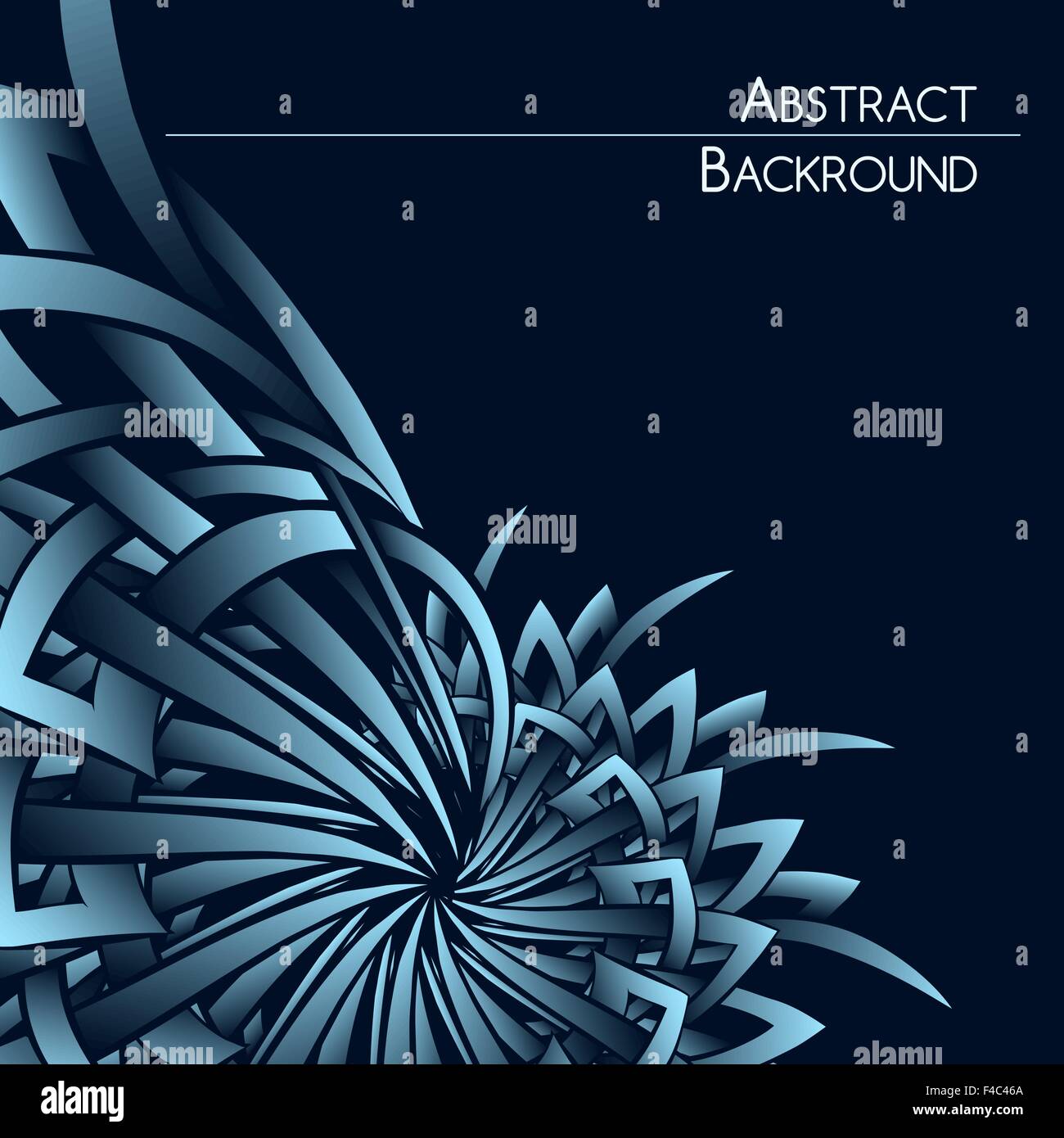 Résumé fond avec élément en spirale industrielle et de l'espace pour votre texte. Illustration de Vecteur