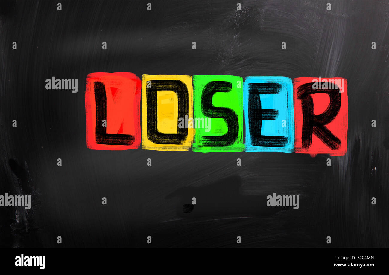 Concept de perdant Banque D'Images