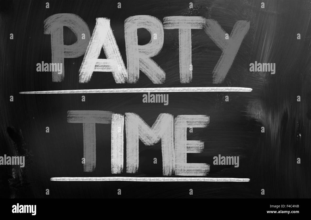 Party Time Concept Banque D'Images