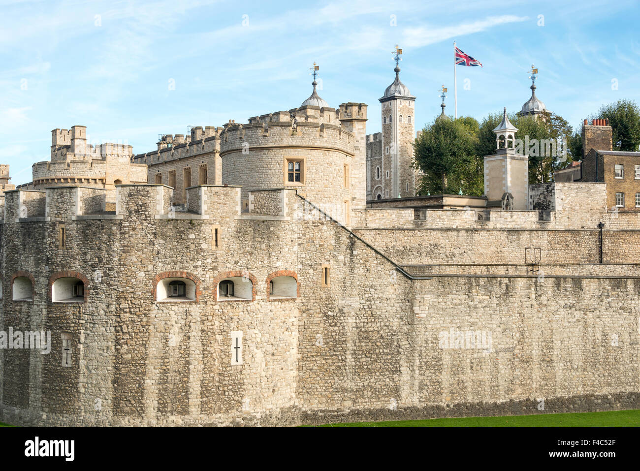 La Tour Blanche, la Tour de Londres, Tower Hill, London Borough de Tower Hamlets, Greater London, Angleterre, Royaume-Uni Banque D'Images