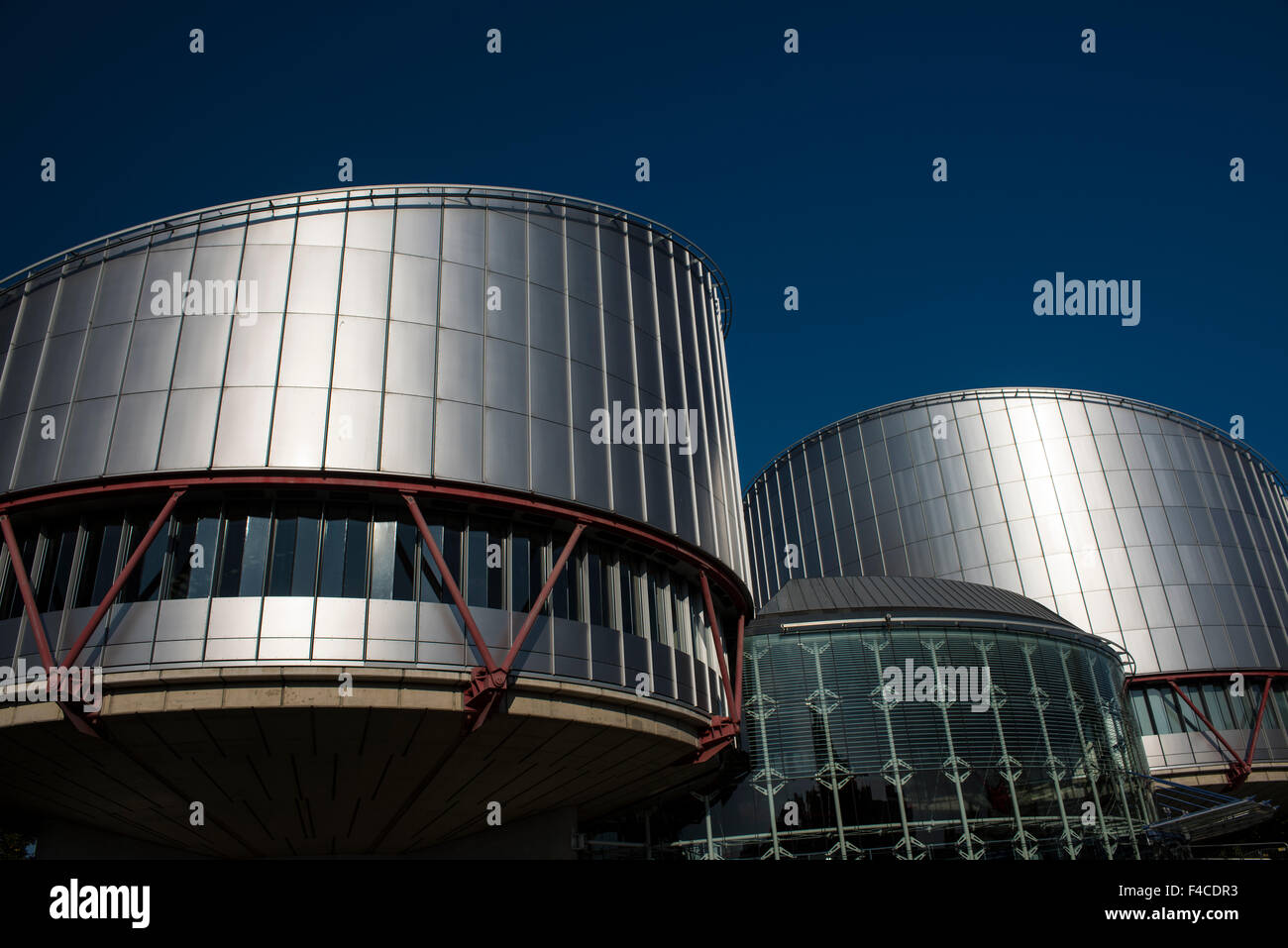 Cour européenne des Droits de l'Homme, Strasbourg, Alsace, France Banque D'Images