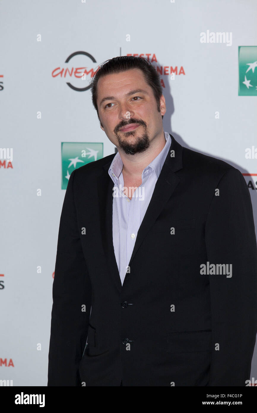 Rome, Italie. 16 octobre, 2015. James Vanderbilt, réalisateur du film "vérité" à un photocall pour le film à la 10e Rome Fil Banque D'Images