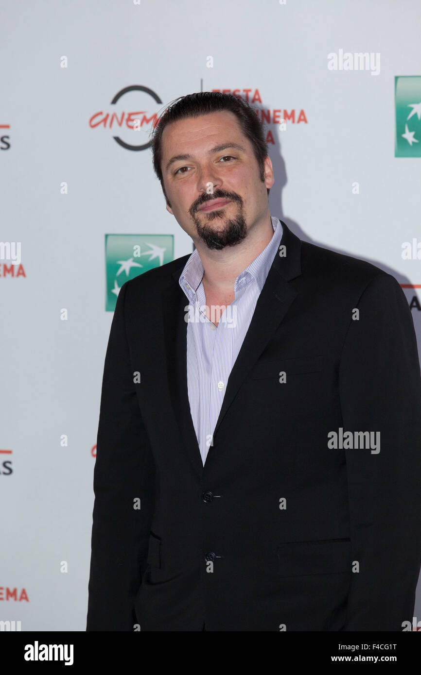Rome, Italie. 16 octobre, 2015. James Vanderbilt, réalisateur du film "vérité" à un photocall pour le film à la 10e Rome Fil Banque D'Images