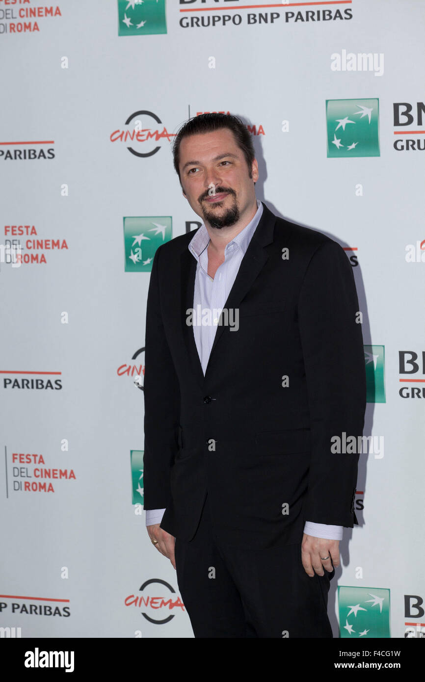 Rome, Italie. 16 octobre, 2015. James Vanderbilt, réalisateur du film "vérité" à un photocall pour le film à la 10e Rome Fil Banque D'Images