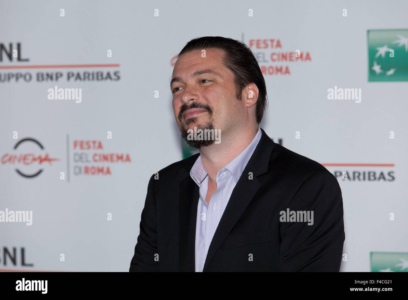 Rome, Italie. 16 octobre, 2015. James Vanderbilt, réalisateur du film "vérité" à un photocall pour le film à la 10e Rome Fil Banque D'Images