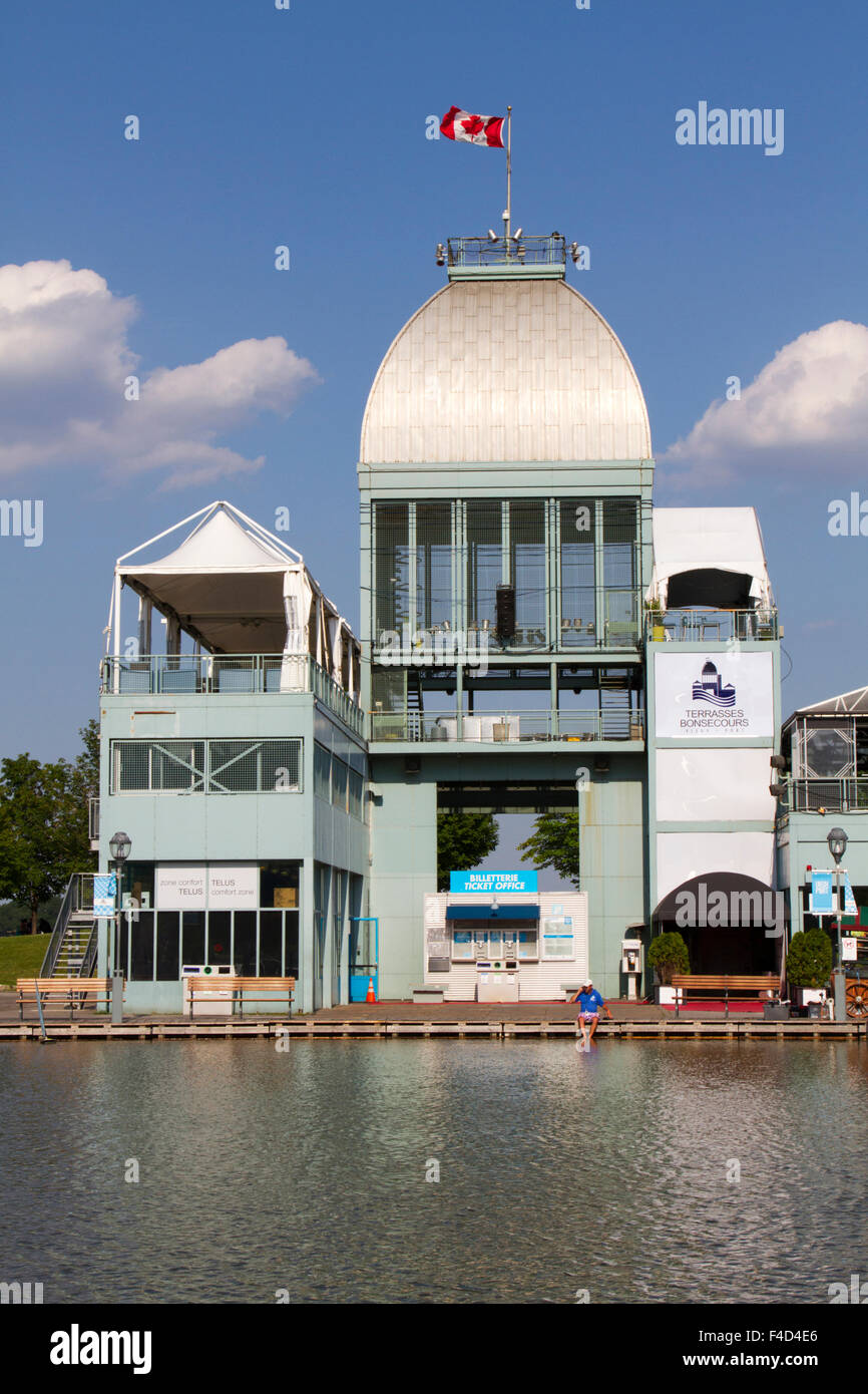Canada, Montreal, Vieux Port le long du fleuve SaintLaurent, le Parc
