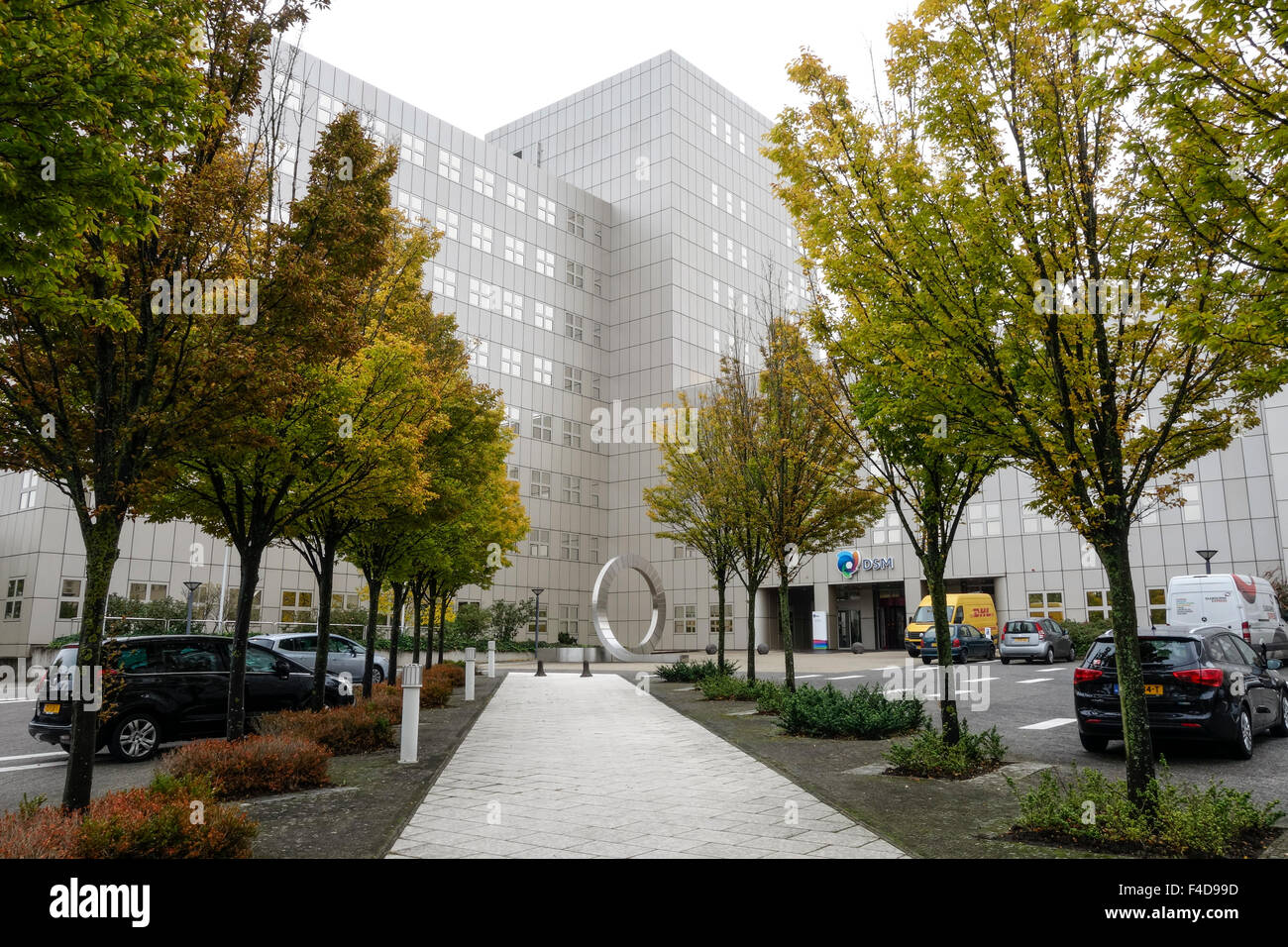 Entrée de DSM, industrie chimique, construction, entreprise, bureaux, Paris, France. Banque D'Images