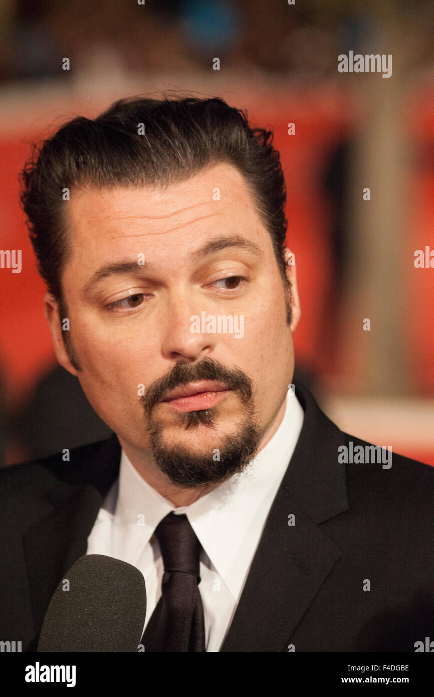 Rome, Italie. 16 octobre, 2015. Réalisateur James Vanderbilt sur le tapis rouge pour le premier ministre de la "vérité" à la 10ème Festival du Film de Rome., Roma, Italie ,,16/10/15 Crédit : Stephen Bisgrove/Alamy Live News Banque D'Images