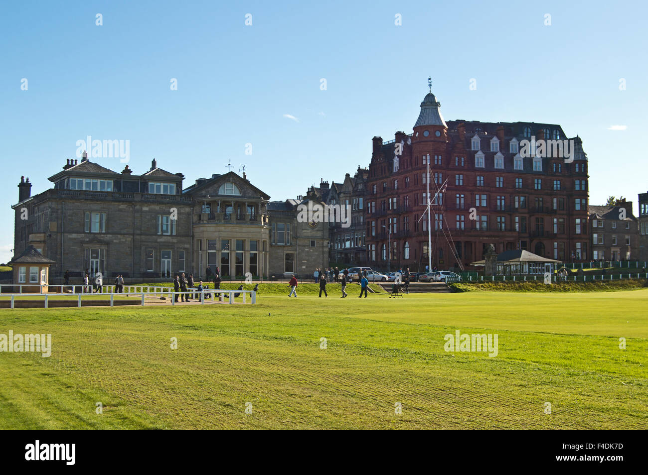 St Andrews golf course, 18e/18e trou Banque D'Images