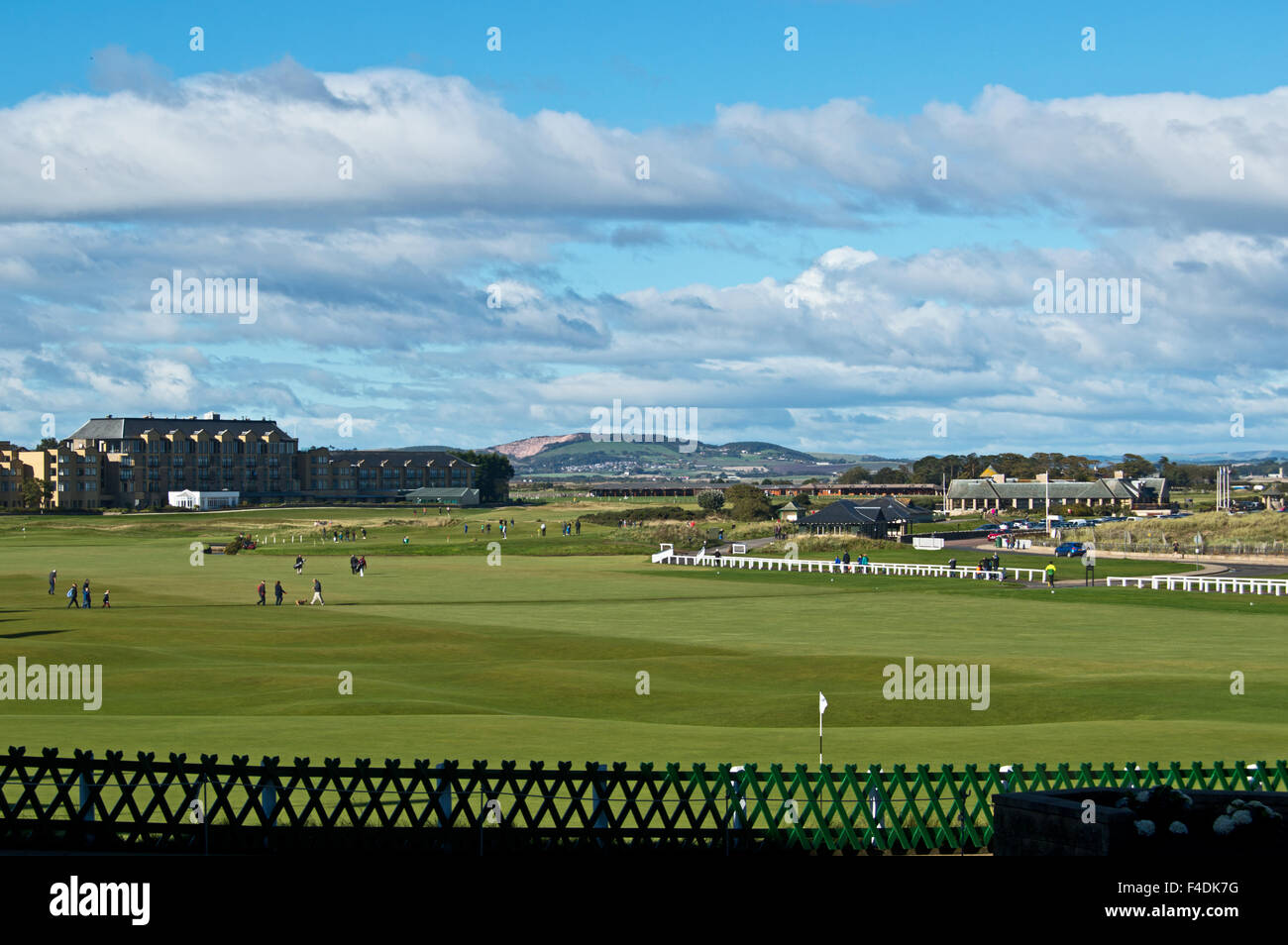 Golf de St Andrews, Écosse 18e/18e trou Banque D'Images