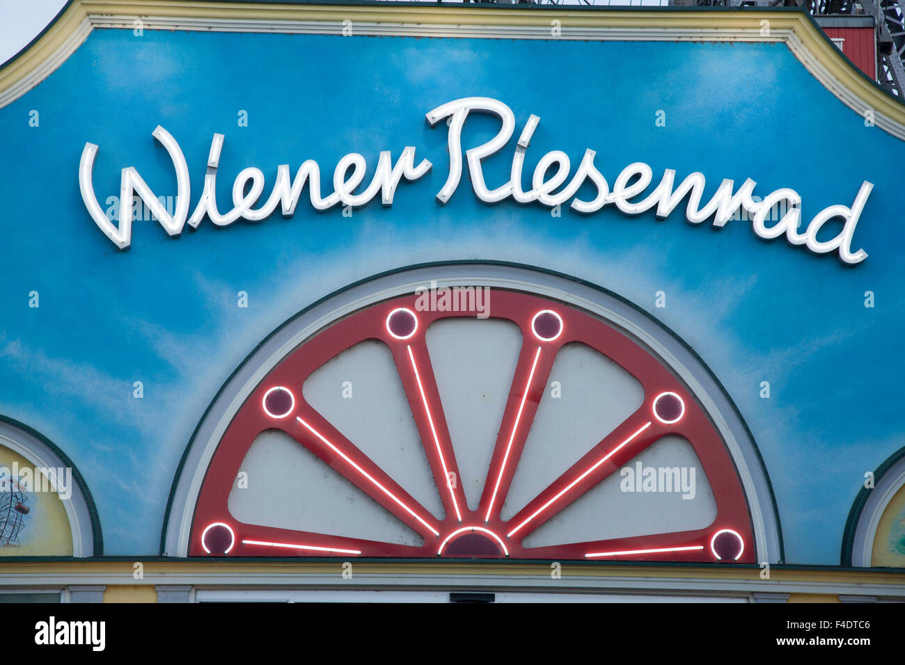 Wiener Riesenrad - Grande Roue, Vienne, Autriche Banque D'Images