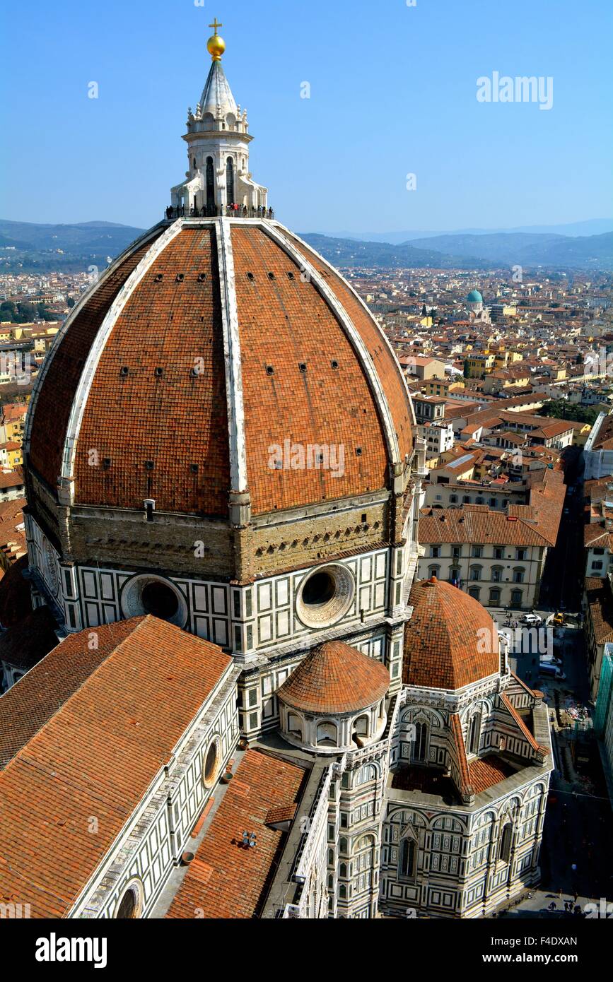 Florence Duomo, Santa Maria dei Fiore et skyline sur Florence Banque D'Images